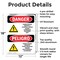Signmission Formaldehyde Irritant Hazard Bilingual Danger Sign, Aluminum, 12in W x 18in L, 2PK OS-2PACK-DS-A-1218-VS-1266 - alternate 4
